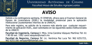 APLICACIÓN EGEL INSTITUCIONAL