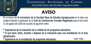 INVITACIÓN A PARTICIPAR EN EL CICLO DE CONFERENCIAS VIRTUALES MAGISTRALES