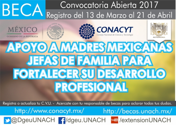 Apoyo a Madres Mexicanas Jefas de Familia para fortalecer su desarrollo profesional